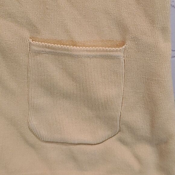 HWR Anthropologie yellow silk blend sweater - Picture 4 of 7